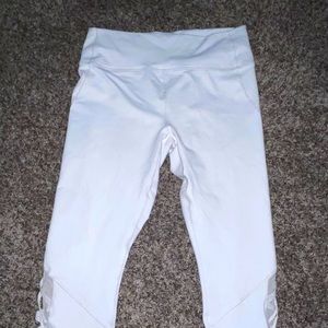 White Fabletics Leggings